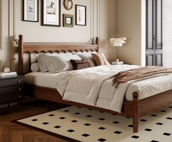 French Style Double Bed-ID:445214998