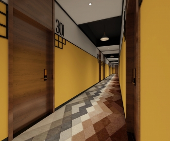 New Chinese Style Corridor-ID:495527986