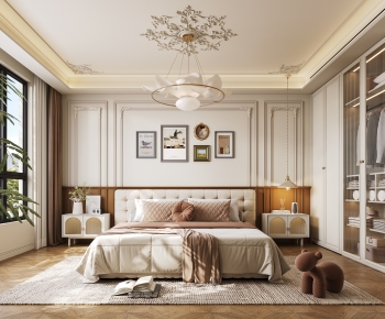 French Style Bedroom-ID:750451154