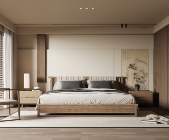 New Chinese Style Bedroom-ID:460803038