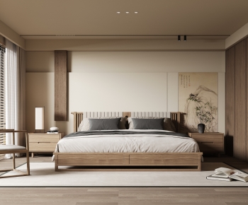 New Chinese Style Bedroom-ID:732187999