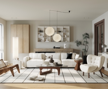 Wabi-sabi Style A Living Room-ID:371017938