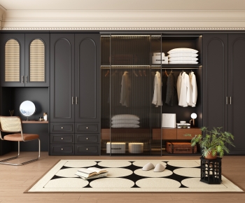 French Style Clothes Storage Area-ID:587945947