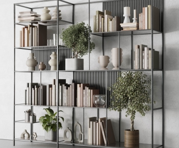 Industrial Style Bookshelf-ID:493984947