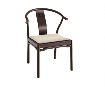 New Chinese Style Dining Chair-ID:496020318