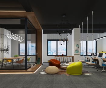 Industrial Style Office Negotiation Area-ID:817170133