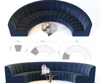 Modern Curved Sofa-ID:954771099