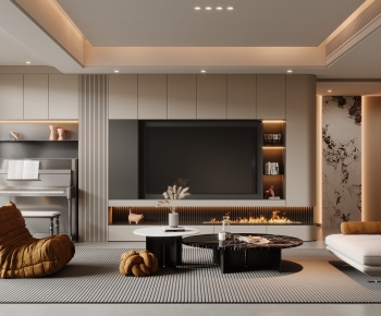 Modern A Living Room-ID:165847069