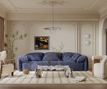 French Style A Living Room-ID:879730949