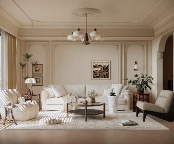 French Style A Living Room-ID:230196957