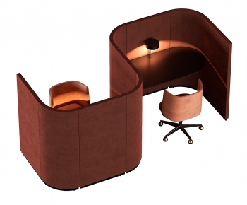 Modern Office Desk And Chair-ID:189517976