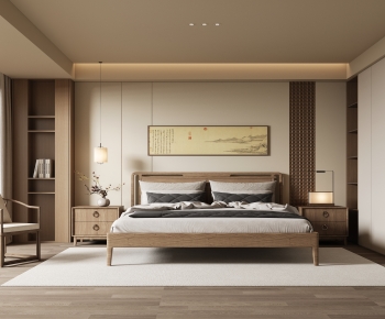 New Chinese Style Bedroom-ID:568603047