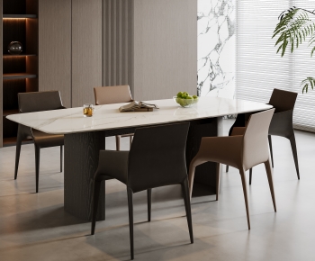 Modern Dining Table And Chairs-ID:162379983