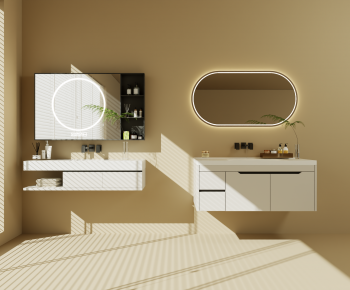 Modern Bathroom Cabinet-ID:902448895