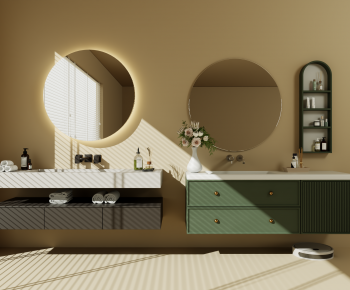 Modern Bathroom Cabinet-ID:244596968