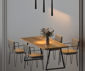 Modern Dining Table And Chairs-ID:257349979