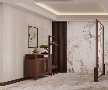 New Chinese Style Hallway-ID:768147954