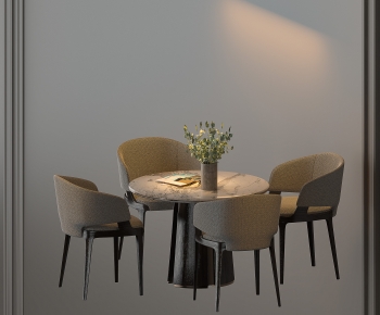 Modern Dining Table And Chairs-ID:671299937