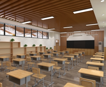 Chinese Style School Classrooms-ID:140002975