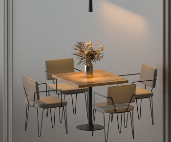 Modern Dining Table And Chairs-ID:607167961