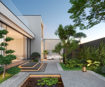 Modern Courtyard/landscape-ID:213089943