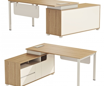 Modern Office Desk And Chair-ID:176357988