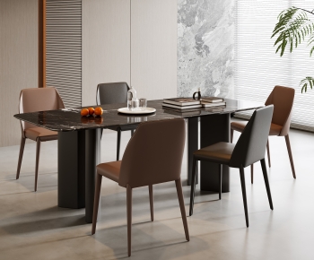 Modern Dining Table And Chairs-ID:857492926