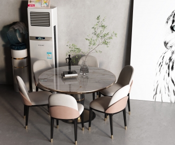 Modern Dining Table And Chairs-ID:385777001