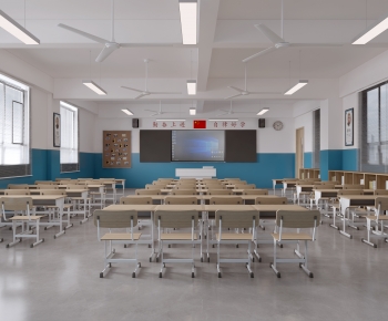 Modern School Classrooms-ID:222218991