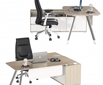 Modern Office Desk And Chair-ID:171710976