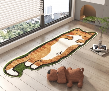现代动物地毯-ID:180124049