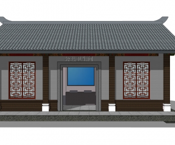 New Chinese Style Public Building-ID:612839949