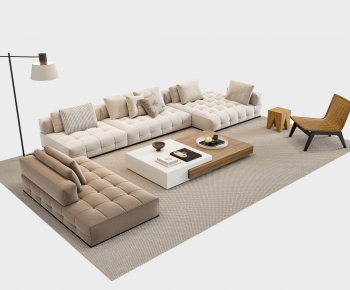 Wabi-sabi Style Sofa Combination-ID:256119019
