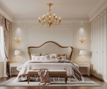 American Style Bedroom-ID:341615922