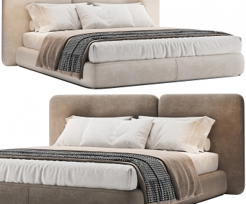 Modern Double Bed-ID:798890631