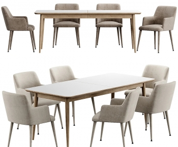 Modern Dining Table And Chairs-ID:969400883