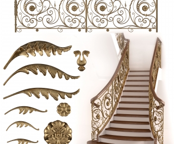 Simple European Style Staircase-ID:274468908