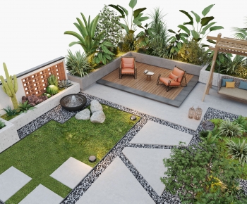 Modern Courtyard/landscape-ID:884220656
