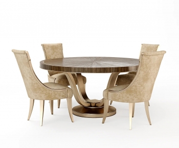 Simple European Style Dining Table And Chairs-ID:130615001