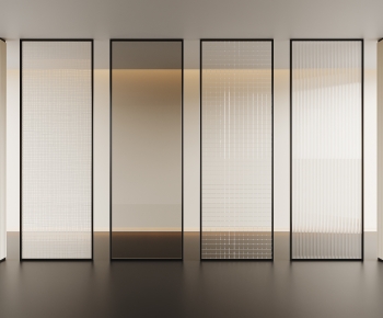Modern Glass Screen Partition-ID:102925062