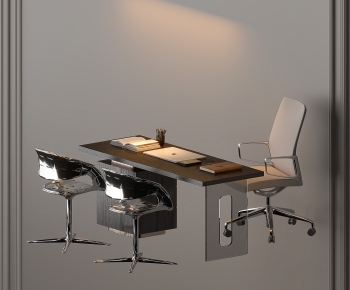 Modern Office Desk And Chair-ID:527807952