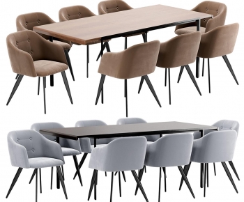 Modern Dining Table And Chairs-ID:440510032