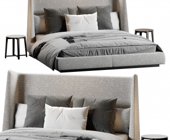 Modern Double Bed-ID:268992903