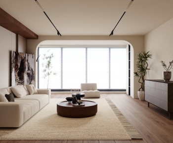 Wabi-sabi Style A Living Room-ID:168117053