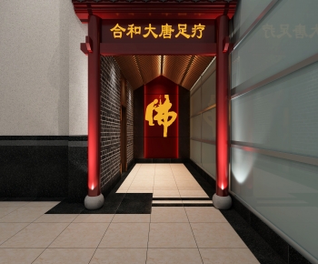 New Chinese Style Facade Element-ID:612320967