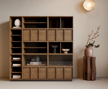 Wabi-sabi Style Bookcase-ID:968575001