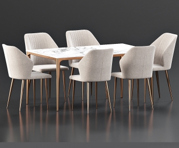 Modern Dining Table And Chairs-ID:321230976