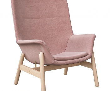 IKEA现代粉色休闲椅-ID:240484953