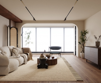 Wabi-sabi Style A Living Room-ID:772780904