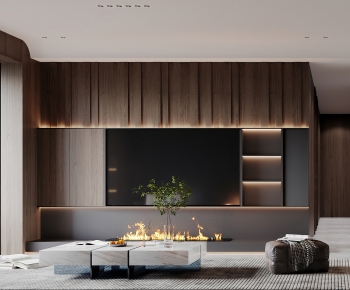 Modern A Living Room-ID:816610103